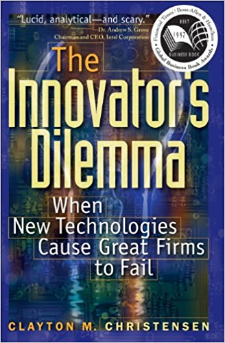 Innovator's Dilemma by Clayton Christenson book