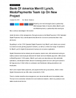 Bank of America Merrill Lynch, ModoPayments Team Up on New Project _ Payment Week